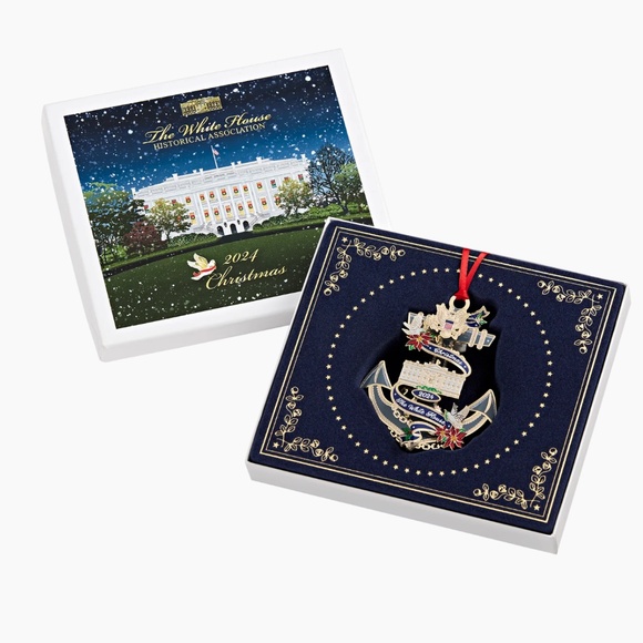 The White House Historical Association 2024 Carter Anchor Christmas Ornament NEW - Picture 3 of 6